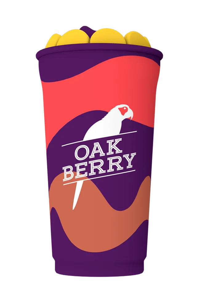Vaso THE OAK de açaí bowl OAKBERRY