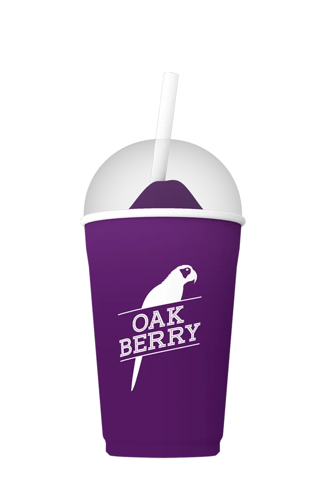 Vaso WORKS de açaí smoothie OAKBERRY